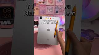 ipad apps you need as a student ❤️‍🔥 apple pencil | productivity apps | ipad for students
