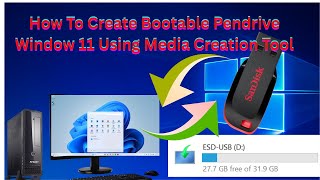 How to Create Bootable Windows 11 USB Drive | Media Creation Tool 💻
