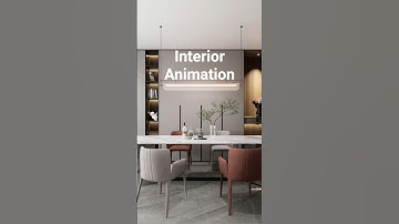 😍 Modern Dining Room Interior Animation🥰. #d5render #interiordesign #diningroom