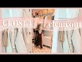 CLOSET CLEAN OUT + THRIFT HAUL | Decluttering, organizing + tidying up! ✨