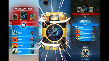 NEW CERAMAGNUS APEX Raid - Jurassic World Alive