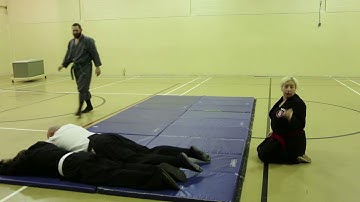 Bujinkan Ninjutsu, 8th Kyu, part 43 - roll over up to 8 lying people
