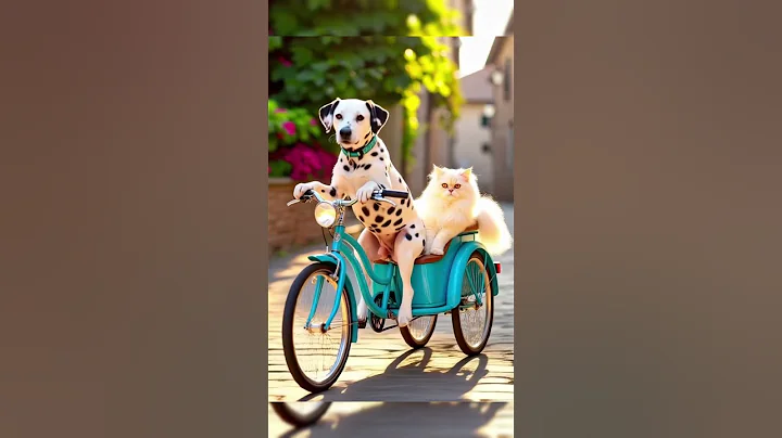 Video 10847711: persian cat riding, cat bike ride