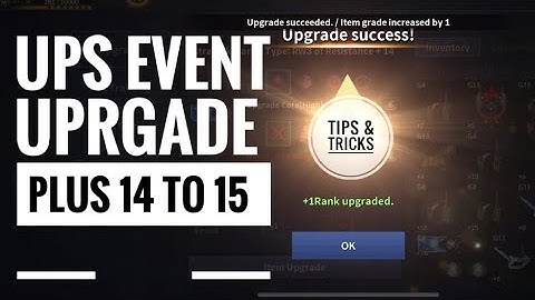 Cabal Mobile PH - Upgrade Ups Event Plus 14 To 15