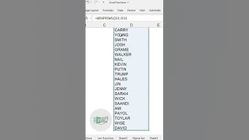 Wraprows Function in Excel #excel #excelpromentor #excelshorts
