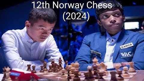 Ding Liren Vs Rameshbabu Praggnanandhaa  | 12th Norway Chess (2024)