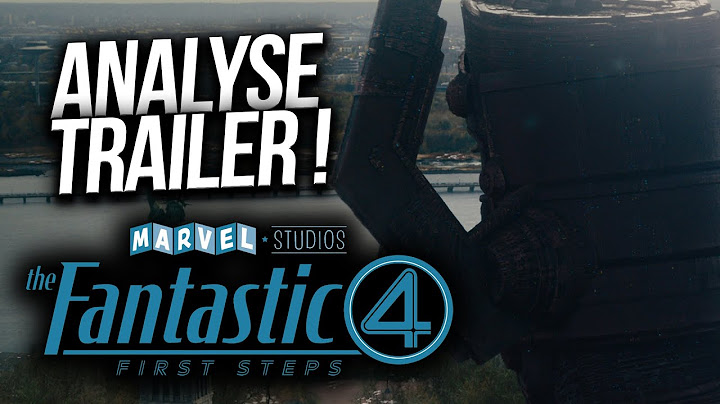ANALYSE du TRAILER des 4 FANTASTIQUES !