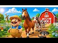 Old MacDonald Had a Farm | toddlers learning videos | english rhymes for babies | Animals song