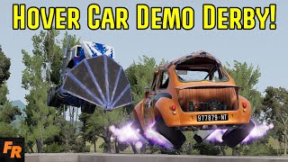 Hover Car Demo Derby! - BeamNG Drive