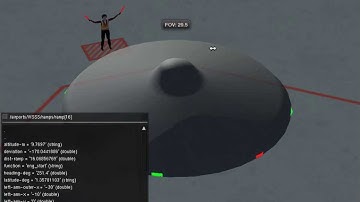 FlightGear Ramp Marshall - XML Embeded nasal animation script test