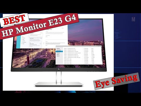 HP Monitor E23 G4 eye saving HP Monitor E23 G4 eye saving