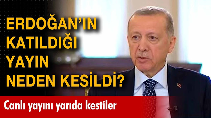Cumhurbaşkanı Erdoğan canlı yayında rahatsızlandı