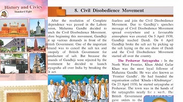 8th History chapter :8 Civil Disobedience Movement Question and Answers