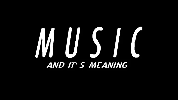 "Music and its Meaning" A Documentary by Sarah Scr...