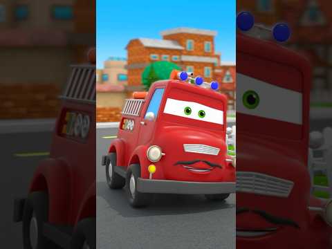 Пожарная машина 🚒Супер Трек | Мультфильм про машину🎈 #машинки #мультик #мультики #мультфильм