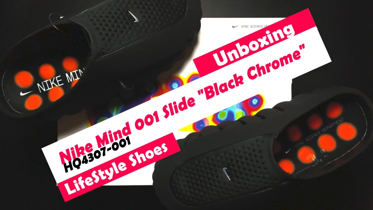 【運動休閒鞋款開箱】Nike Mind 001 Slide "Black Chrome" / HQ4307-001 - [SPEAK UP] Unboxing Sneaker