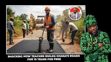 SHǑCKING HOW TEACHER BUILDS GHANA’S ROADS FOR 15 YEARS FOR FREE