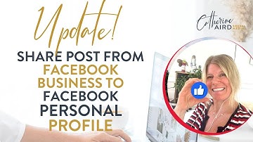 Update! How to Share a Post From a Facebook Business Profile to Your Personal Profile.