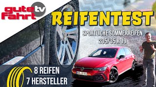 8 sportliche Sommerreifen (235/35 R19) im großen Test! Welcher ist der Beste? | + ALLE Ergebnisse