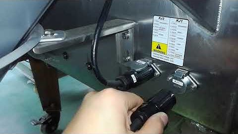 Installation instructions for multihead weigher （machine cable）