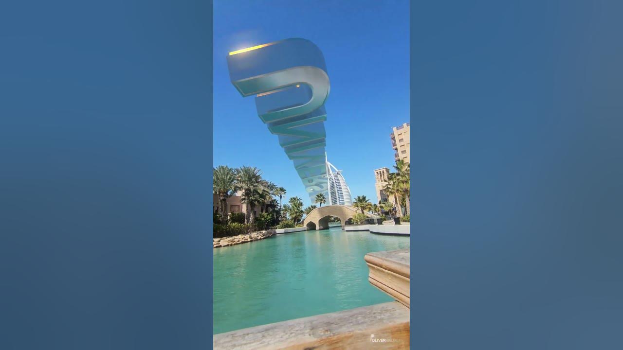 Universal Pictures Logo view from earth 🍿🍿🍿 #dubai #burjalarab #universalstudios #universalpictures