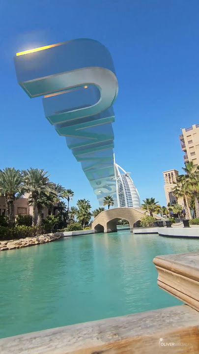 Universal Pictures Logo view from earth 🍿🍿🍿 #dubai #burjalarab #universalstudios #universalpictures