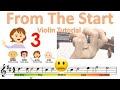 Laufey - From The Start sheet music and easy violin tutorial