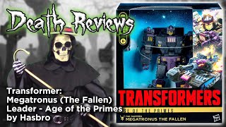 Death Reviews: Megatronus (The Fallen) - Leader - Age of the Primes