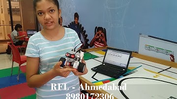 Ev3 Line-follower with Object Detector Robot, RFL - Ahmedabad