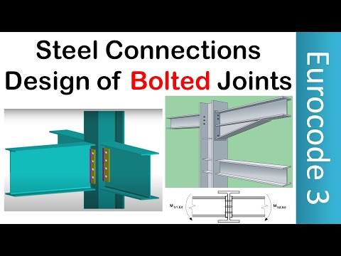 Steel Connections | Bolted Joint Design | Pinned Joints | Rigid Joints (Fixed) | Eurocode 3 | EN1993