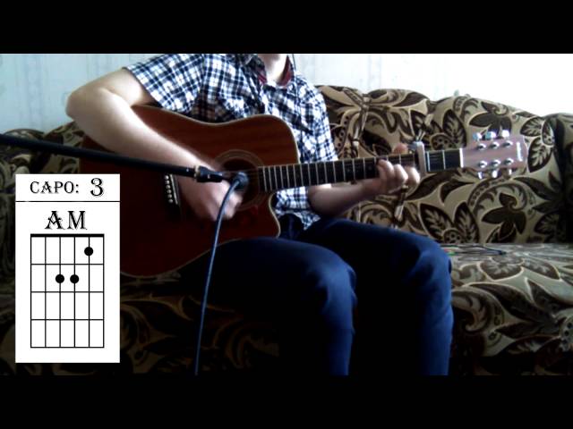 ONE OK ROCK - Clock Strikes. (Acoustic Guitar Cover w/ Tabs). class=