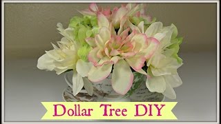 Dollar Tree Tea Cup Floral Arrangement! |Shabby Chic