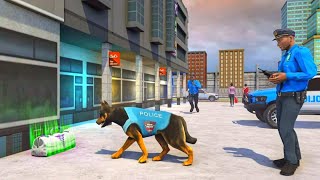 US Police Dog Chase Car Shooting Games Cop Games -  rescue Android gameplay screenshot 1