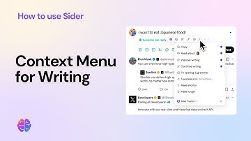10-2 Context Menu: Writing - Sider