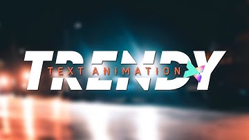 Animasi Teks yang TRENDY, cocok sebagai Intro video | Tutorial Filmora X