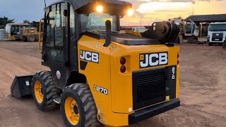 MÁQUINA NOVA! MINI CARREGADEIRA JCB-270 #trabalho #jcb #maquinas