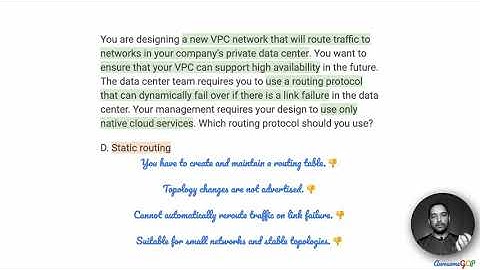PCNE-1 Quick, GCP Professional Cloud Network Engineer - routing, static, dynamic, BGP, Router, RIP