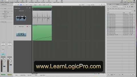 HOW TO USE Logic Pro 9 Convert Loop to Sampler (www.LearnLogicPro.com)