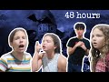 48 hours alone in a haunted house ? ? | SISTERFOREVEVLOGS #776