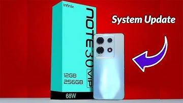 How to Check for system Update on Infinix Note 30