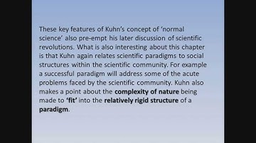 Review of Chapter 3 of Thomas Kuhn