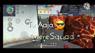 Tu Aaja Mere squad main abhi Tujhe bahut Kuchh sikhana hai😘 Freefire coustom 4vs4