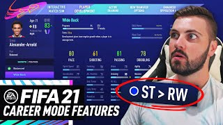 *EVERY* NEW FIFA 21 CAREER MODE FEATURE + TRAILER REACTION!!!