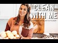 CLEAN WITH ME || REDECORATE MY KITCHEN COUNTER TOPS || 2022