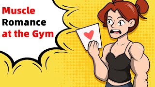 Female Muscle Growth Sparks Romance at the Gym. Muscle Girl Finds Her Secret Admirer. Romance Anime