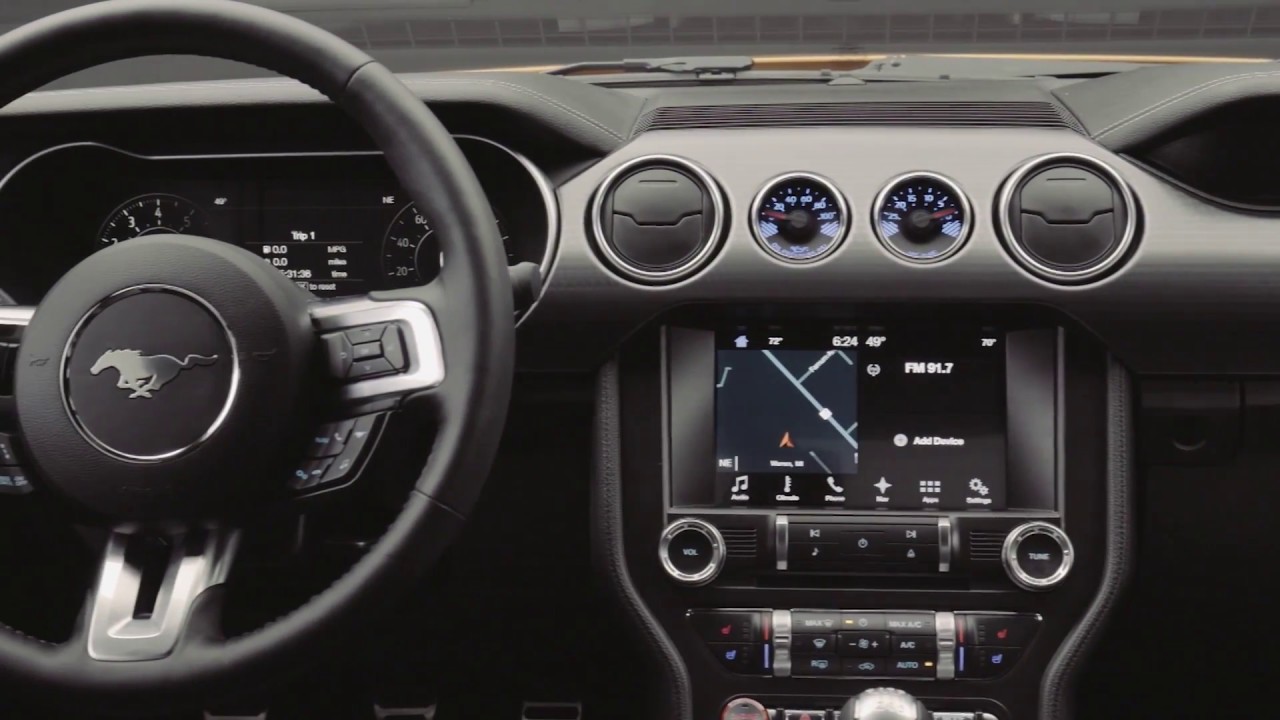 New 2018 Ford Mustang Interior Footage