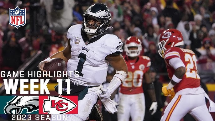 Philadelphia Eagles vs. Kansas City Chiefs | 2023 Week 11 Game Highlights - YouTube
