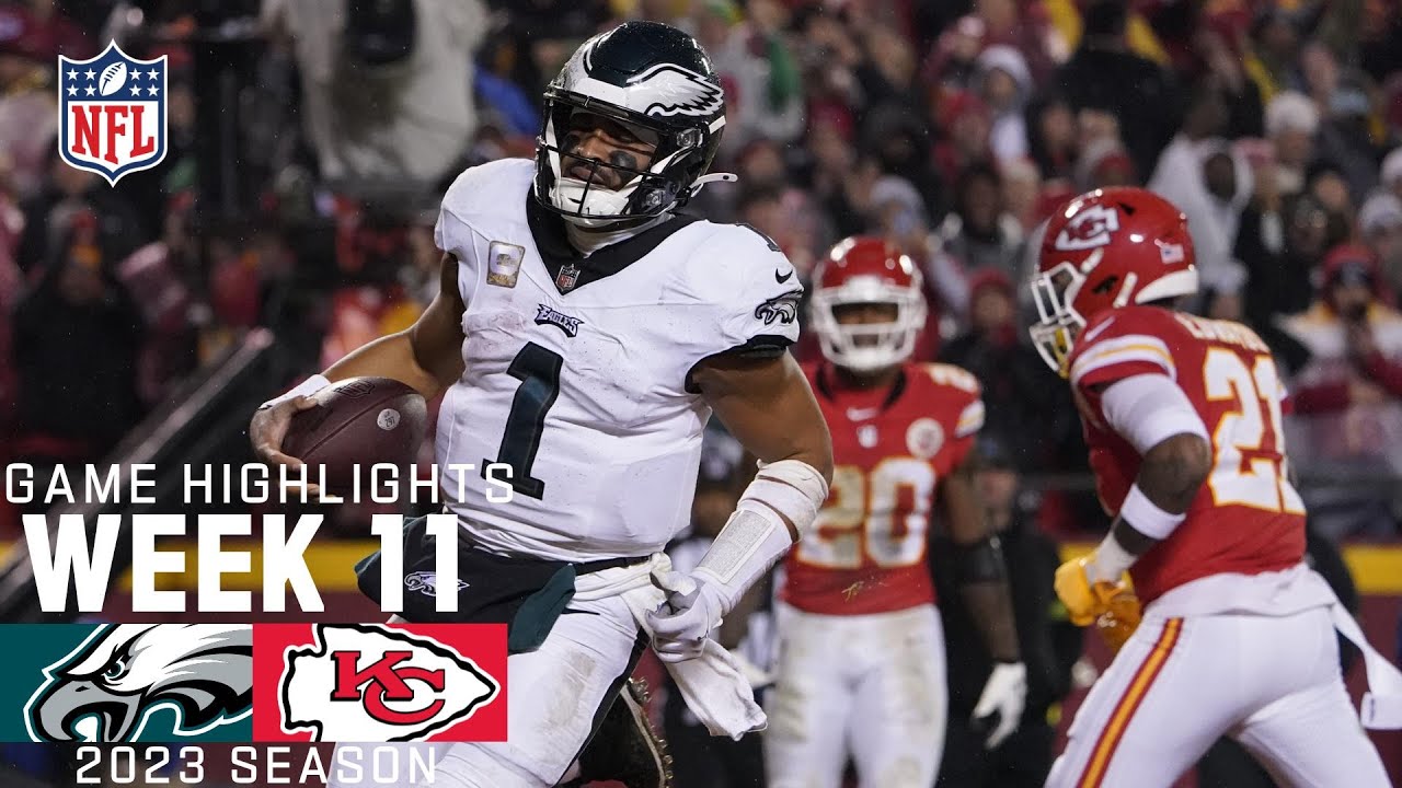 Philadelphia Eagles Vs Kansas City Chiefs 2023 Week 11 Game 