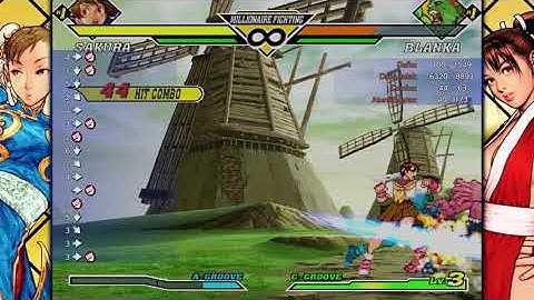 Cvs2 Sakura A-groove combo 1 frame link to activate