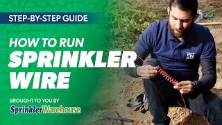 How To Run Sprinkler Wire